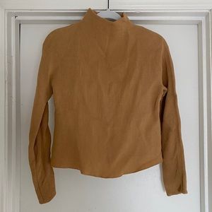 NANUSHKA mock neck top